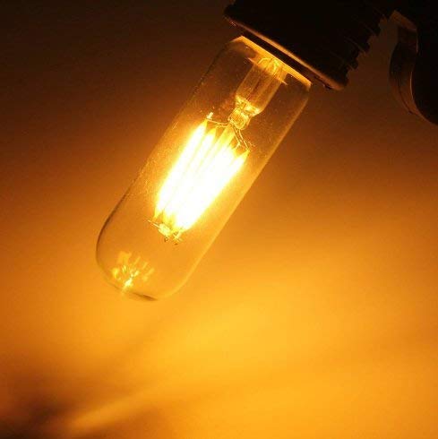 T10 LED Filament Bulb Tubular Light Bulb,6W Dimmable Tubular LED Bulbs, 60W Equivalent, 2700K Soft Warm White, E27 Screw - Image 3