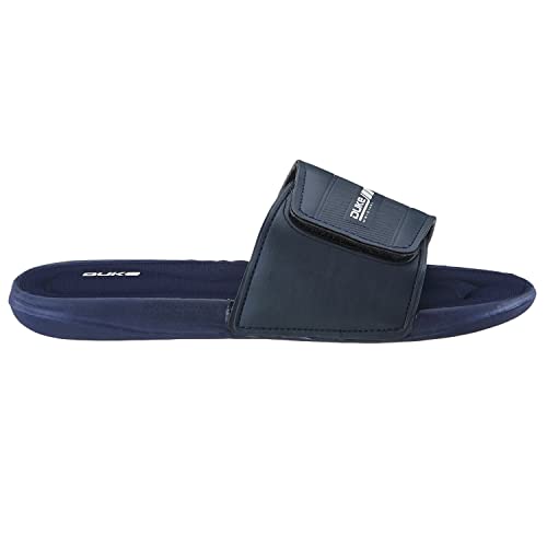 Image of Duke mens Fwc6094-navy Slipper