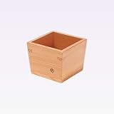 Tokyo Matcha Selection Nikko cedars Sake Cup - Masu - 4 Size - Japanese Wooden Ware (L)