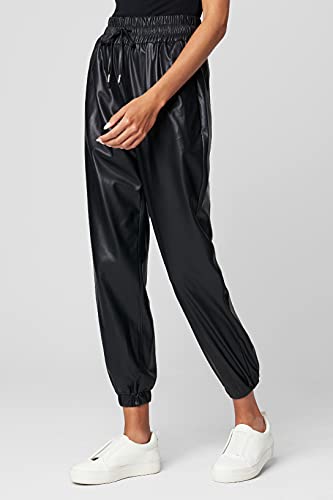 [BLANKNYC] Womens Vegan Leather Joggers, Fashionable & Stylish PantsVegan Leather Joggers, Fashionable & Stylish Pants3
