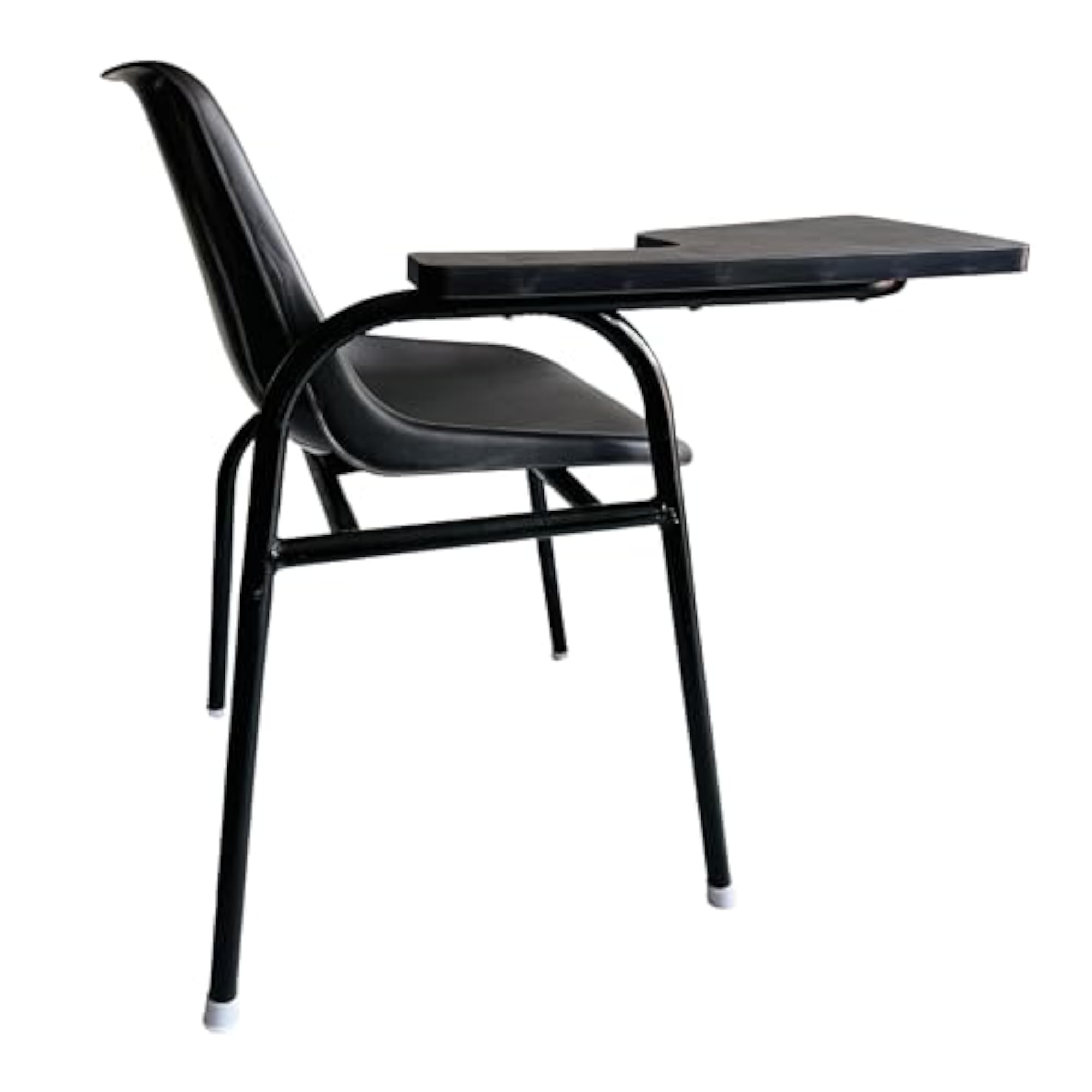 Heavy Duty Study Chair with Armrests, Black