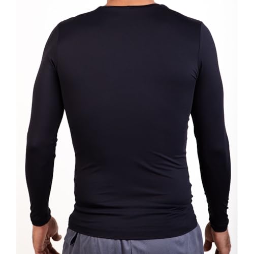 Camisa Térmica Masculina Segunda Pele Proteção UV Targ Me Blusa Camiseta Térmica Manga Longa (BR, Al