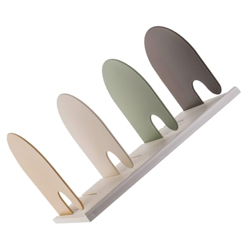Porte-Livre en Plastique VALICLUD : Organisateur de Bureau Simple pour Chambre et Maison
