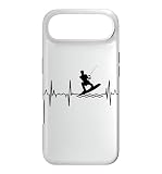 Cardiogramme du Wakeboarder Wakeboarding Heart Line Coque pour iPhone Air