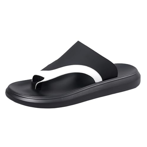 Stylish Slip-On Soft Summer Comfy Orthopedic Hallux Valgus Sandals for Men, Casual Orthotic Open Toe Utdoor Breathable Flip Flops, for Pain Relief Hallux Valgus Bunion Symptoms