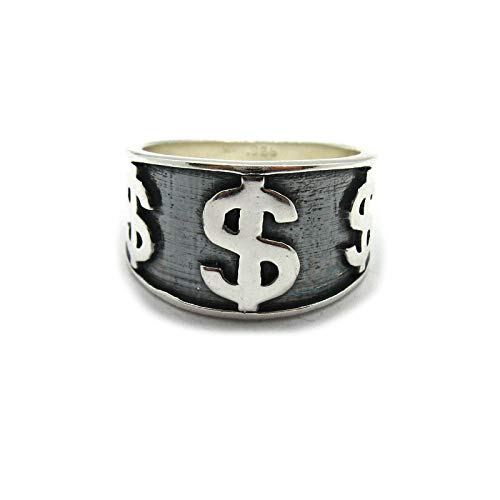Bague signe dollar argent 925 Empress cadeau idéal anniversaire