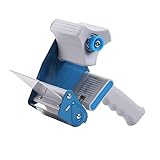 3 inch Packaging Tape Dispenser Gun Handheld Tape Gun for 3-Inch-Wide Clear Packaging Tape,Blue