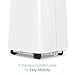 JHS 8,000 BTU Small Portable Air Conditioner 3-in-1 Floor AC Unit with 2 Fan Speeds, Remote Control and Digital LED Display, Cover up to 200 Sq. Ft, White