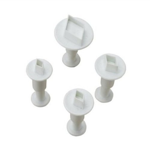 4 Mini Moules Gateaux LOSANGE Emporte Pieces Cake design Pate à Sucre & d'Amande