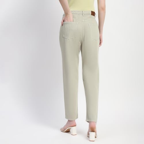 Image of Madame Straight Fit Cotton Denim