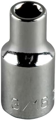 Klein Tools 65800 7/16-Inch Standard 12-Point Socket, 1/2-Inch Drive