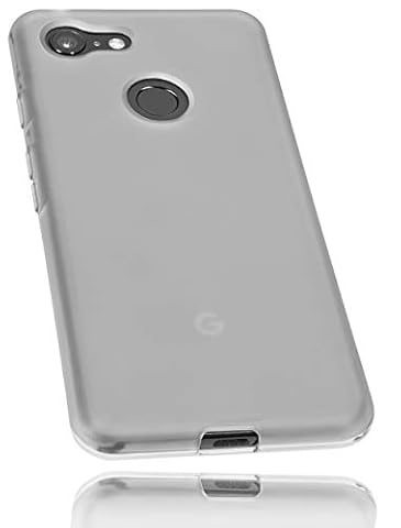 mumbi Etui kompatybilne z Google Pixel 3, etui na telefon komórkowy, przezroczyste, czarne