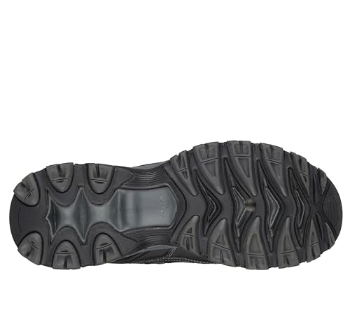 Image of Skechers Men's Afterburn M. Fit Fashion Sneakers - Leather Upper, Memory Foam Insole, Rubber Outsole