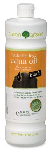 Preisvergleich Produktbild clean & green Spezial-Parkettpflege Aqua Oil Black, 1 Liter
