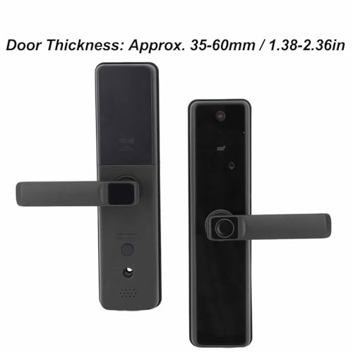 Fechadura Digital de Porta, Senha Fácil de Instalar para Aplicativo, Desbloqueio 5 Em 1, Fechadura I
