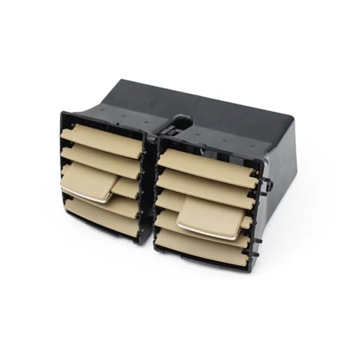 車用ダッシュボードエアベント に適合する W164 ML GL 300 350 450 500用車リアセンターコンソールエアコンベントグリル1648300454 車内換気グリル(Beige A)