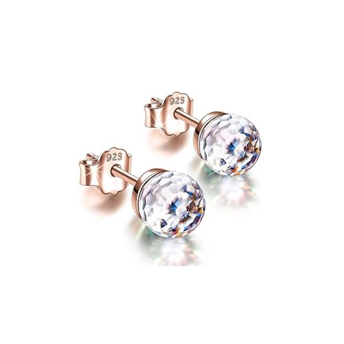 lightning+deals+of+today+prime saved for later items Hypoallergenic Earrings for Sensitive Ears Heart/Round Cut Birthstone Stud Earrings Dainty Birthday Valentines Gifts for Her sale