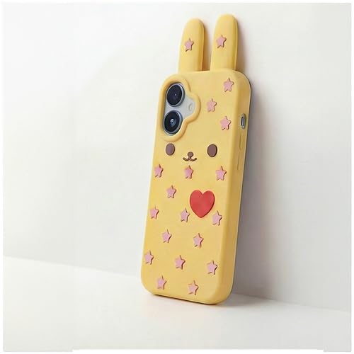 Image of amazon basics Back Cover Case for iPhone 17 Scratch Resistant Anti-Slip TPU Shockproof 3D Protective Durable Adorable Cartoon Star Design Case for Girls & Women