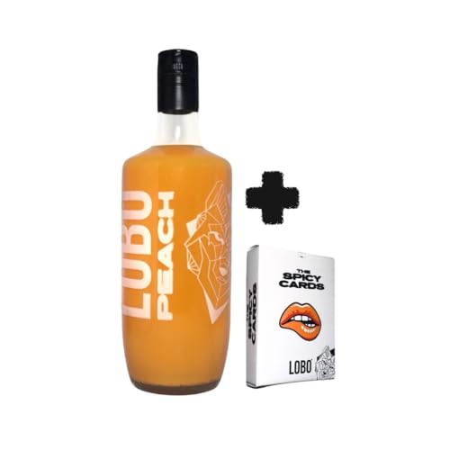 Ser Lobo - Tequila de Melocotón I Crema de Melocotón con Tequila I Licor crema con carácter libre, salvaje y arriesgado I 15% I 0,7 L (Edición Spicy Cards, Melocotón)