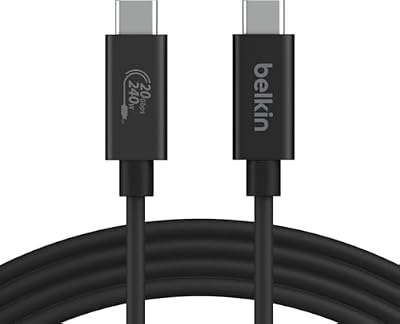 Belkin USB4 ケーブル 240W 20Gbps