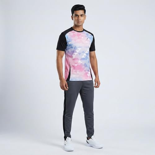 Image of YOURJERSEY Custom Sports Jersey for Men & Kids | Add Player Name | Personalised Cricket /Football /Badminton T-Shirt | Custom Team Jersey