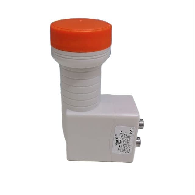 AEsmart - AT-2 HDMI4604 Best Signal Universal KU Band Single Twin Quad LNB Waterproof High Gain Low Noise Satellite LNB (AT-2)