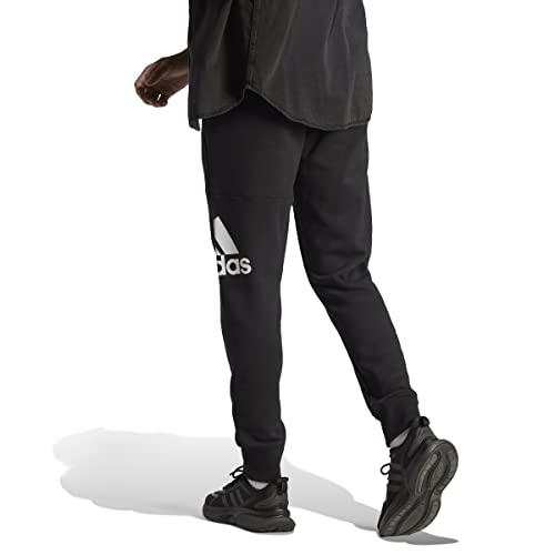 Pants Adidas homme Essentials en molleton noir taille M avec logo