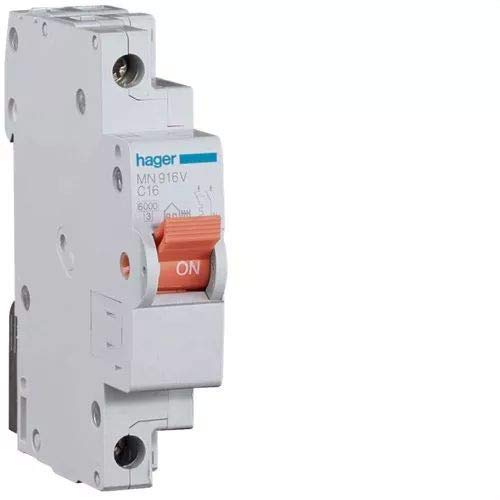 Disjoncteur 6A Courbe C protégeant vos circuits d'éclairage avec coupure 6kA efficace