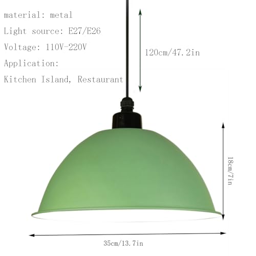 Lampe à suspension décorative E27 pour remplacer un plafonnier obsolète avec style