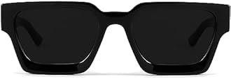 Trendy Square Sunglasses for Men Women Fashion Thick Rectangle Sun Glasses UV Protection Shades Designer Style