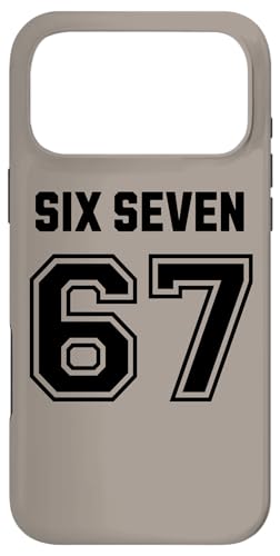 67 Six Seven Sport Design on Back. 6 7 Meme Men Women Kids X}zP[X iPhone 17 Pro Max p