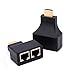 Produktbild Jacobden HDMI Extender auf Dual RJ45 über Cat 5e / 6 Netzwerk Ethernet 4K Adapter HD 1080P - Schwarz