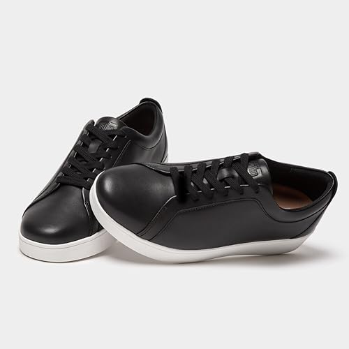 Image of FitFlop Womens Rally Leather Sneakers