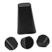 Yardwe Professional Drum Set Supplies Black Cowbell Rustic Design for Occasions