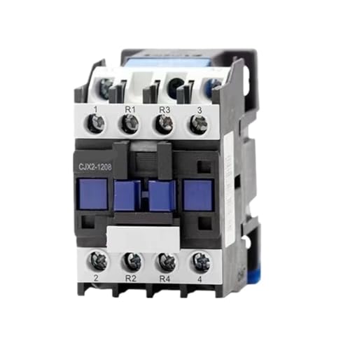Contacteur de puissance CA CJX2-1208 haute durabilité 2NO 2NC 12A 24V
