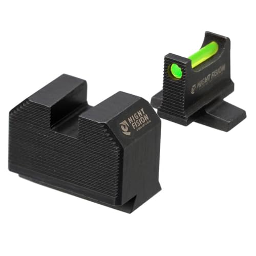 Night Fision Optic Height Fiber Optic .311-.402 Night Sight Set Designed for Smith & Wesson M&P 2.0 with RMR/507c/SRO