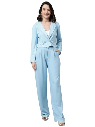 Image of KOTTY Women's Dress Pant with Blazer Co-ords Set