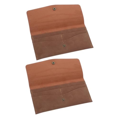 TOVINANNA Pcs Vintage Leather for Women Card Case Multiple Slots -protected Slim Portable