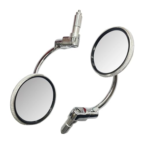 Espejo retrovisor de motocicleta antivibración para solucionar la falta de visión lateral