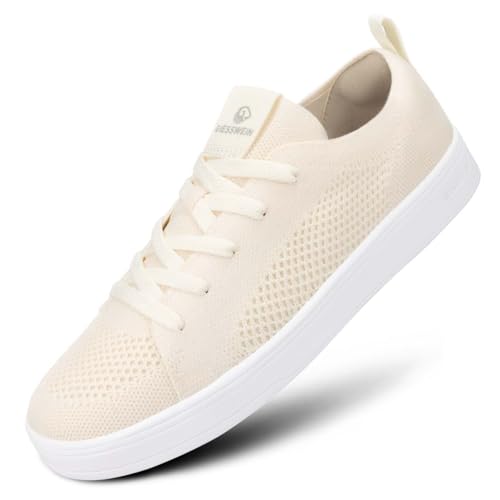 Giesswein Wool Sneaker Women - Platform Damen Schuhe Low-Top Halbschuhe Freizeit Sneakers aus Merino Wool 3D Stretch Superleichte Schnürer