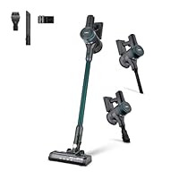 Tower T513013 VL30 EVO Cordless 3-in-1 Vacuum Cleaner with Motorised Floor Head, HEPA Filter, 1L, 150W, 22.2V, Emerald Green