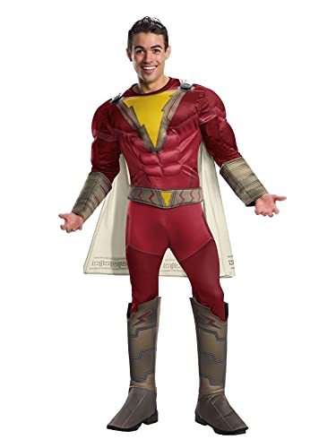 Panoplie Shazam Deluxe Rubies homme déguisement complet rouge