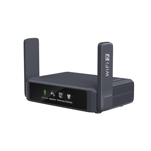 GL.iNet GL-BE3600 (Slate 7) Wi-Fi 7 トラベルルーター 無線LAN ポケットサイズ...