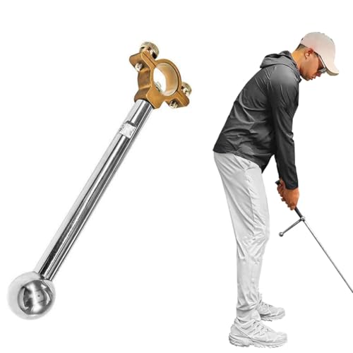 Moipuytrey ゴルフ スイング トレーナー パッティング練習 トレーニング補助具 ゴルフボール 姿勢矯正 スイングスティック ゴルフ用品