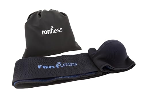 RONFLESS - Cinturón antirronquidos - Antiapnea del sueño - Dispositivo patentado - Eficacia y comodidad