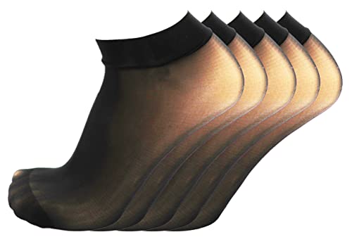 Mona's Choice 5 Pairs Mens Ice Silk Ankle Socks