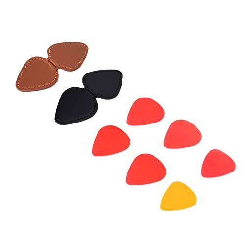 Support de médiator pour guitare, 2 pièces de support de médiator en cuir pour sac de rangement portable Kit d… - Les Beatles, Paul McCartney, John Lennon, RIngo Starr, George Harrison Support de médiator pour guitare, 2 pièces de support de médiator en cuir pour sac de rangement portable Kit d… – Image 4