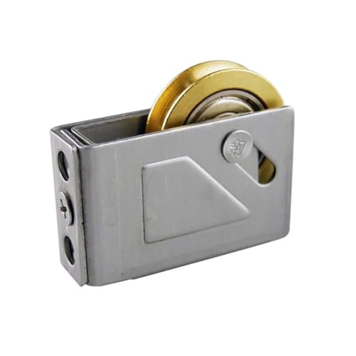2PCS 30mm Single Groove Copper Wheel Sliding Patio Door Rollers Assembly for Sliding Glass Door Screen Door Gate Window