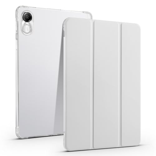 Coque Lenovo Pad 11 fine grise anti-rayure avec support stylet et veille auto