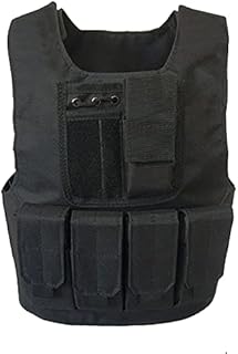 UNIVIVO Kids Tactical Vest Children Outdoor CS Shooting Protection Gear Combat Training Airsoft Vest Adjustable Breathable Waistcoat